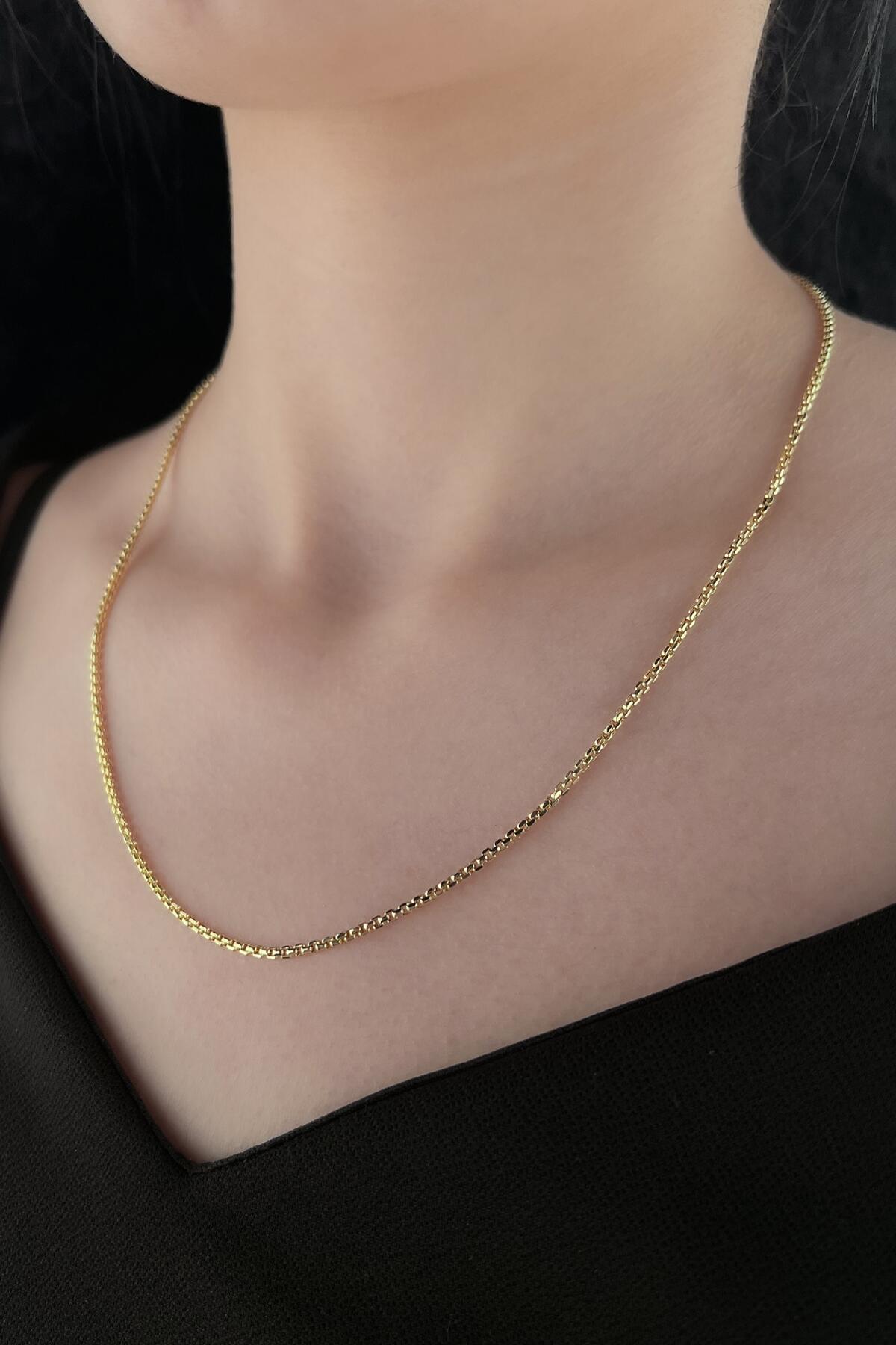 14ct Gold Box Chain