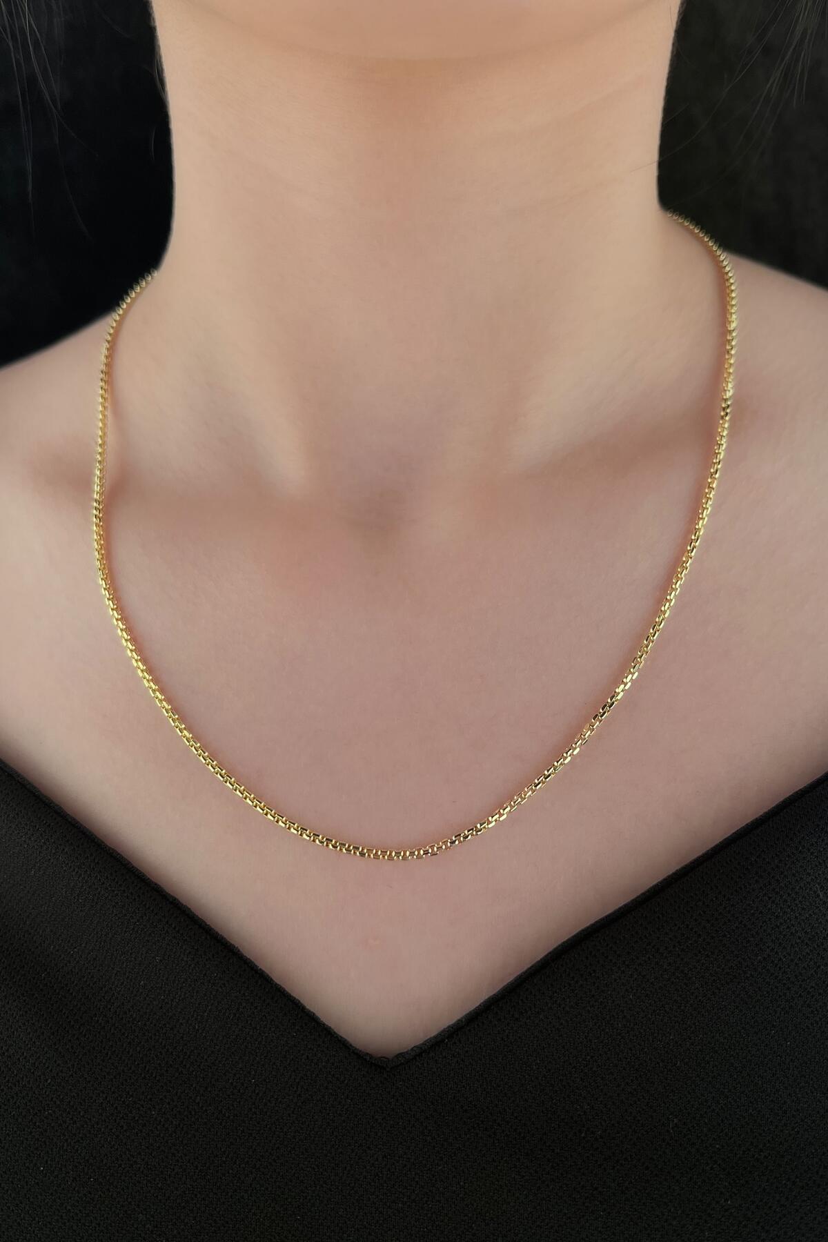 14ct Gold Box Chain
